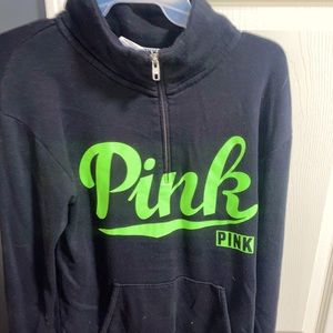 Pink cowl neck sweatshirt